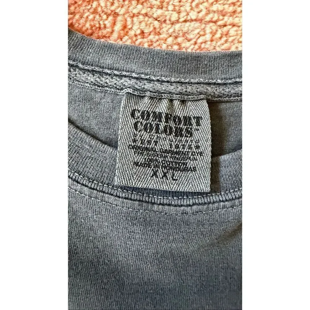 Comfort Colors Gray Graphic Tee Size XXL